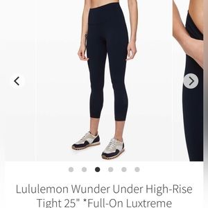 Lululemon Wunder Under High-Rise Tight 25" *Full-On Luxtreme